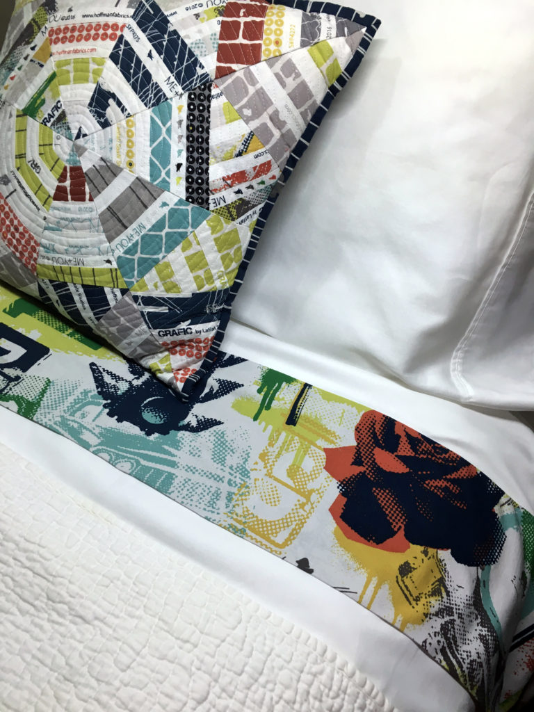 Custom Sheets (with Spiderweb Pillow Made by Julie Goldin)
